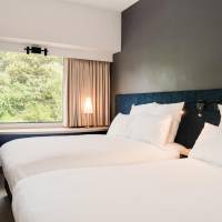 Double Room with Two Double Beds and City View 