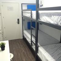 Bed in 4-Bed Mixed Dormitory Room with External Bathroom