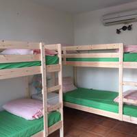 Bed in 4-Bed Female Dormitory Room with Sea View