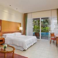 Lagoon Access, Guest room, 1 King, Poolside view