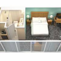 Corner King with Sofa Bed and Water View