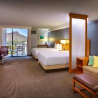 Specialty Queen Room with Two Queen Beds and Mountain View