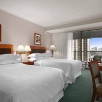 Parital Ocean View Double, Guest room, 2 Double