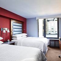 Guest room, 2 Queen, Corner room, High floor
