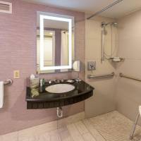 Double Room with Two Double Beds - Disability Access with Roll In Shower