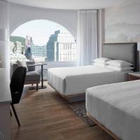Guest Room with Two Double Beds - City View