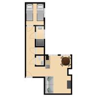 One-Bedroom Apartment with Single Beds