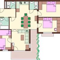 Three-Bedroom Apartment (6-8 Adults)