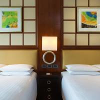 Double Room with Two Double Beds and Skyline View
