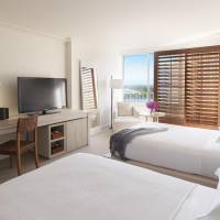 Partial Ocean View Two Double Beds