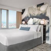 King Suite with Sofa Bed and Partial Water View