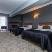 Room with Two Queen Beds and Fireplace - Pet-Friendly
