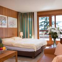 Family Room (2 Adults + 1 Child) with Balcony and Mountain View