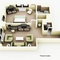 Premier One Bedroom Suite with King Bed