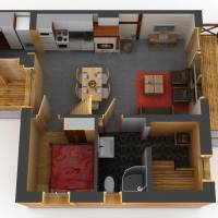 One-Bedroom Apartment with Sauna