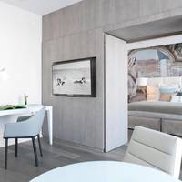 King Suite with Sofa Bed and Partial Sea View
