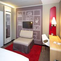 Room with One Double and One Single Bed