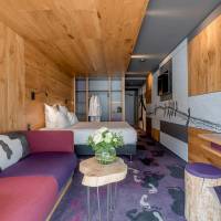 Superior Family Room with Balcony and View of Mont-Blanc Range