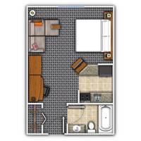 Queen Studio with Sofa Bed