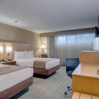 Double Room with Two Double Beds and Partial View - Non-Smoking