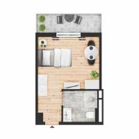Apartment with Balcony