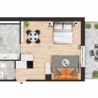 Apartment with Balcony