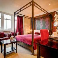 King Room with Four Poster Bed and Balcony
