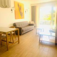 Large One-Bedroom Apartment with Pool View