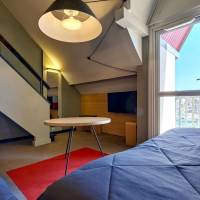 Duplex Room with 1 Double Bed and 2 Single Beds with Balcony