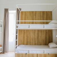 Bed in 8-Bed Mixed Dormitory Room with Balcony