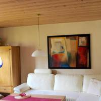 Apartment mit Kaminofen