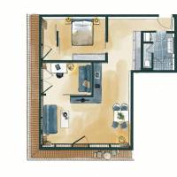 Corner Apartment with Lake View
