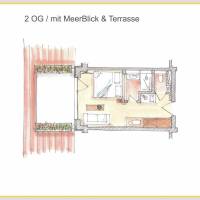 1 Room Apartment with Sea View and Terrace