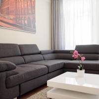 Apartment mit Boxspringbett