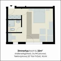 Двухместный номер с 1 кроватью