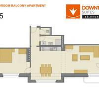 Two-Bedroom Apartment with Balcony