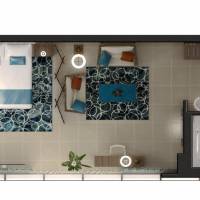Panoramic Deluxe Double Room with Balcony and Sea View