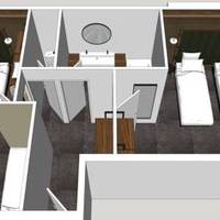 Family Room with ski slope View
