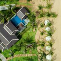 ANJA Beachfront Bungalow with Private Pool