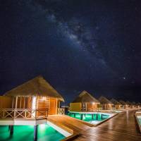 Over Water Sunset Villa