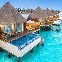 Over Water Sunset Pool Villa