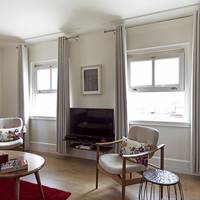 Two-Bedroom Penthouse Apartment with Kitchenette