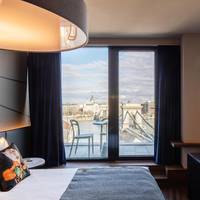 Top Floor Deluxe Room with Balcony and Danube View