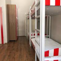 Bed in 8-Bed Dormitory Room with Private Bathroom