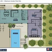 Villa 2 Bedrooms with Garden and Pool