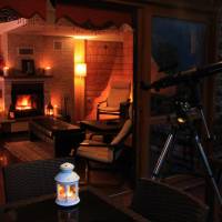 King Suite with Fire Place and Hot Tub - Waterfall View