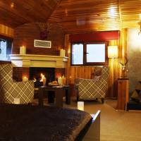 Junior Suite with Fire Place and Hot Tub - Waterfall View
