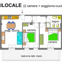 Comfort Two-Bedroom Apartment (6 Adults)