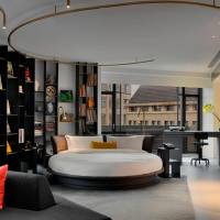 WOW Exchange, 1 Bedroom Studio Suite, Round bed, City view