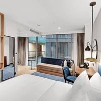 Family room with Atrium view
